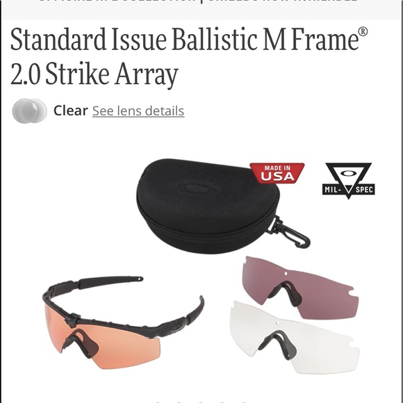 Oakley Other - NWTR Oakley Standard Issue Ballistic M frame 2.0